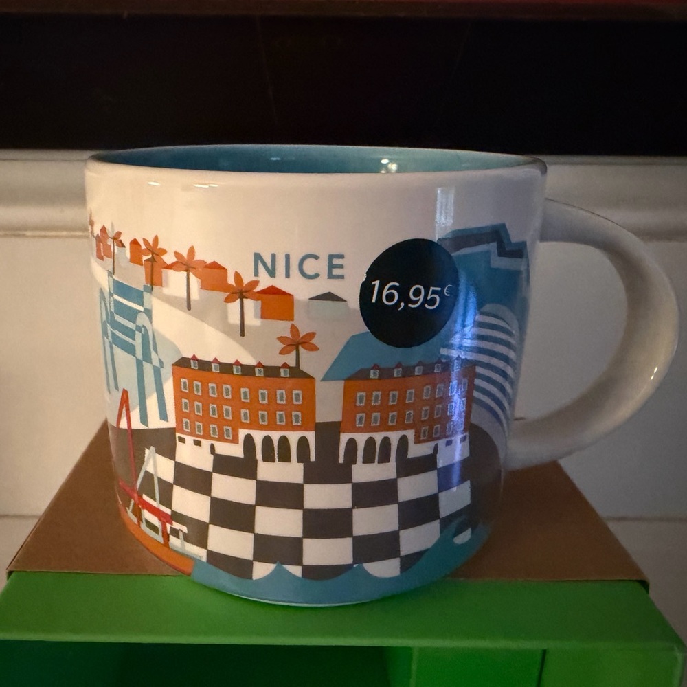 Starbucks YAH 14oz Nice, France mug. Brand new unused with SKU